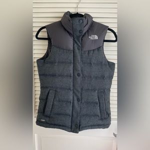 North Face Puffy Vest - Gray